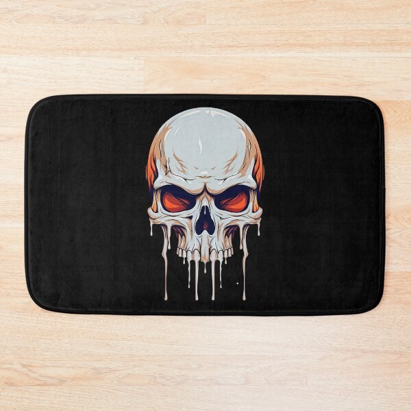 Item preview, Colorful Dripping Skull | Colorful Melting Skull | Graffiti Skull designed and sold by CoolHippoQuotes.