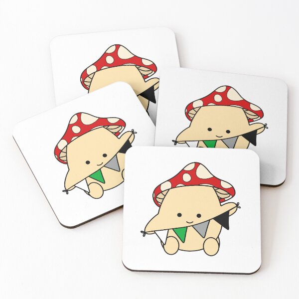 Item preview, Demiromantic flag mushroom designed and sold by bookwoof.
