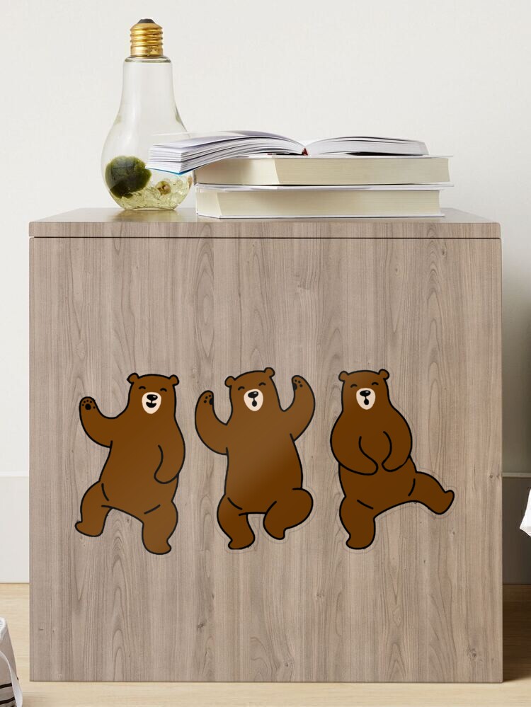 Dancing Bears Mini Sticker (Free Gift)