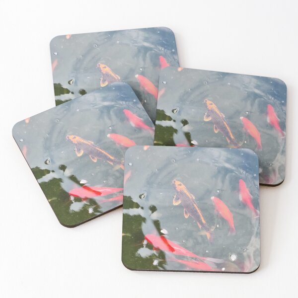 Item preview, Koi fish on a drizzly day designed and sold by Revocat13.
