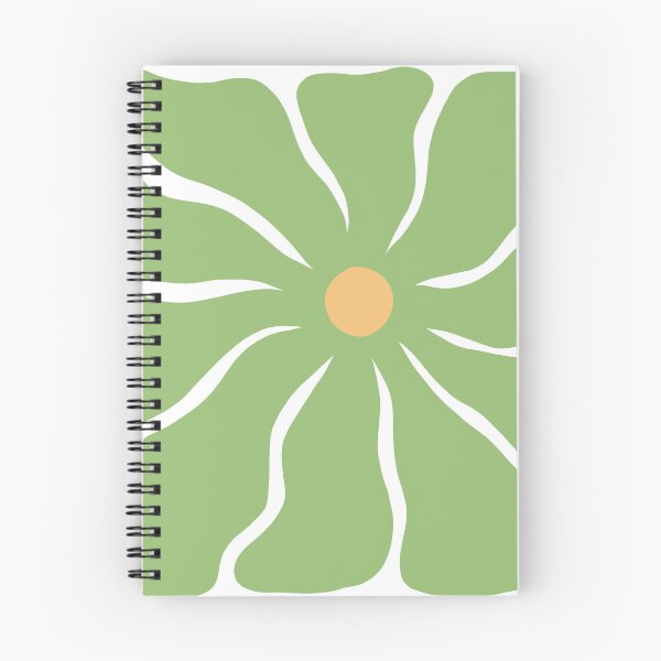 Item preview, Green Abstract Wonky Flower designed and sold by art-by-enc.