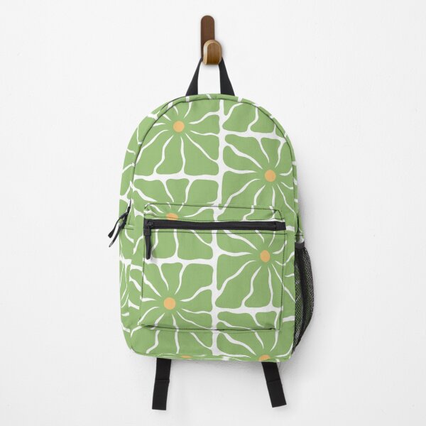 Item preview, Green Abstract Wonky Flower designed and sold by art-by-enc.