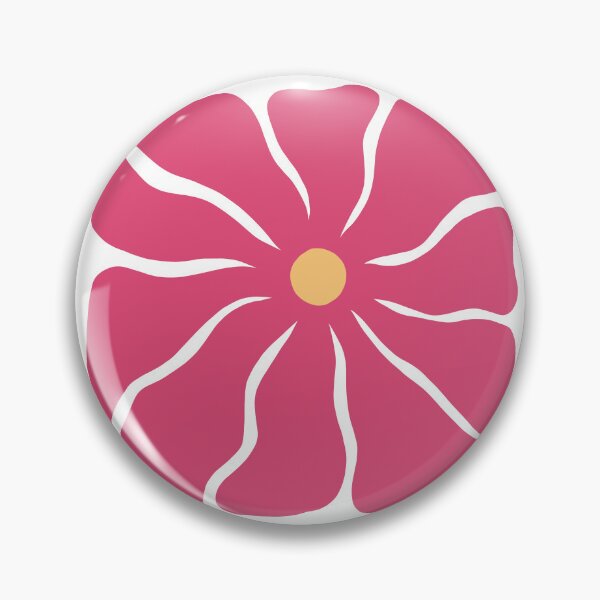 Item preview, Pink Abstract Wonky Flower designed and sold by art-by-enc.