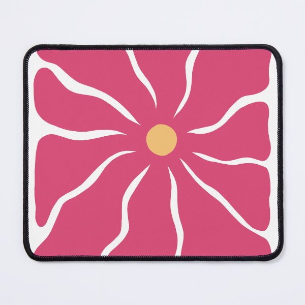 Item preview, Pink Abstract Wonky Flower designed and sold by art-by-enc.