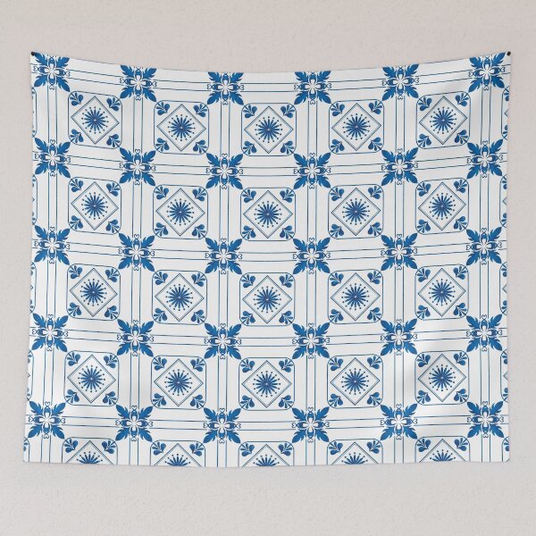 Item preview,  Ceramics majolica Flower  Geometric painted in watercolours designed and sold by Yes-Monkey.