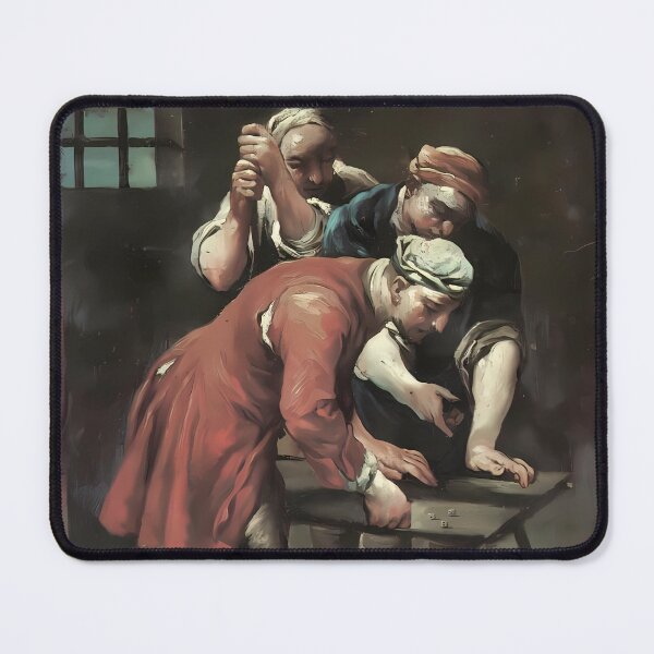 Item preview, Dice Players by Giuseppe Maria Crespi designed and sold by Zanimations.