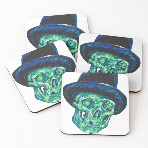 Item preview, Skull with a Top Hat designed and sold by Inkwell-Inks.