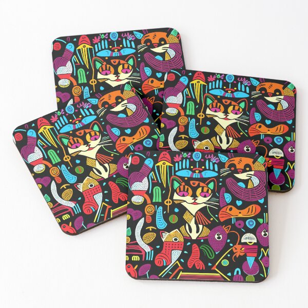 Item preview, Kitty Cat All Over the Place designed and sold by Artifunctional.