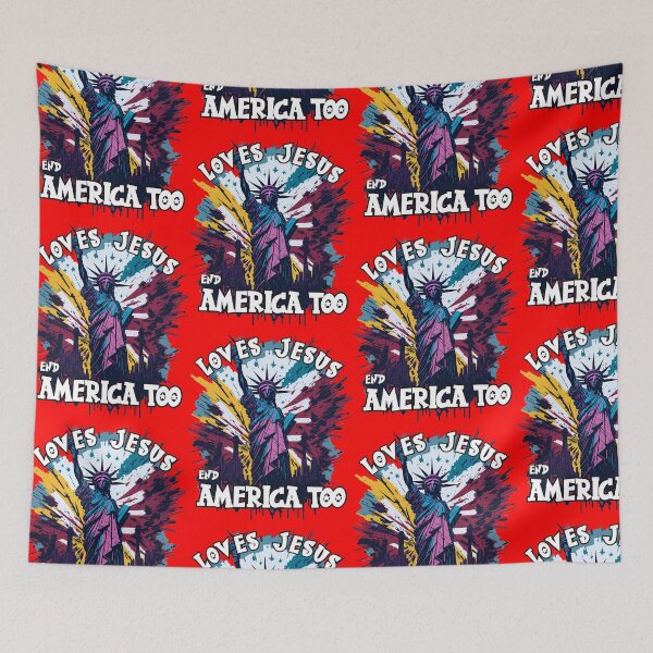 Artikelvorschau,  Liebt auch Jesus und Amerika entworfen und verkauft von MironEX.