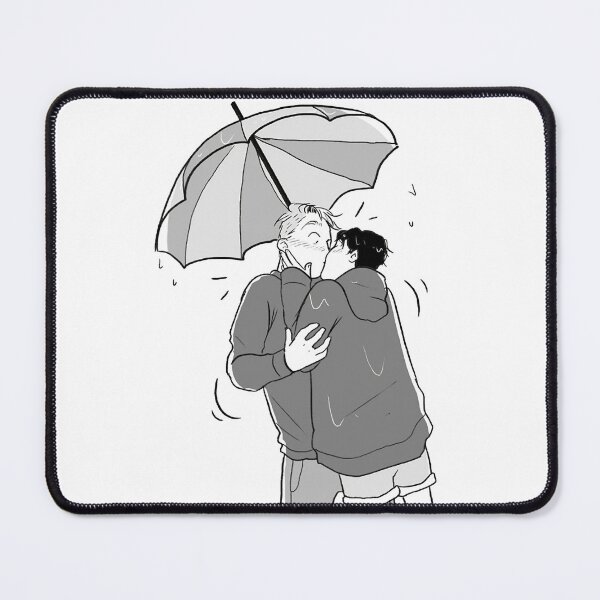 Item preview, Heartstopper - Charlie Spring and Nick Nelson kissing in the rain designed and sold by UnaiCebrino.