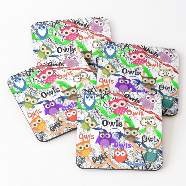 Item preview, Crazy Owls in Trees with Ribbons designed and sold by Scotti Cohn.