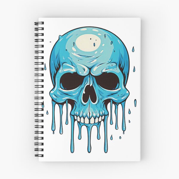 Item preview, Colorful Dripping Skull | Colorful Melting Skull | Graffiti Skull designed and sold by CoolHippoQuotes.