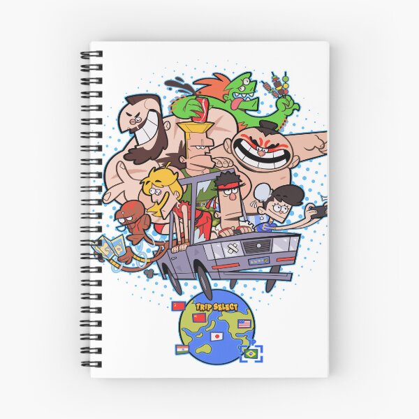 Item preview, Fighting around the world - Street Fighter Cartoon designed and sold by RandomDrewStore.