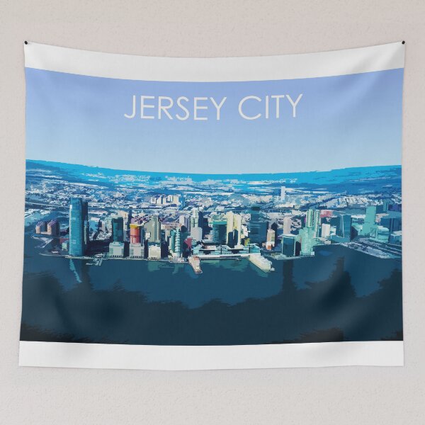 Item preview, Jersey City, New Jersey, USA, Print designed and sold by summattodraw.