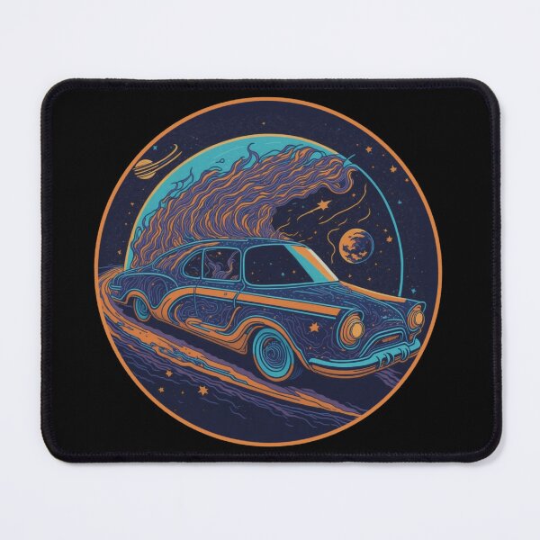 Item preview, Colorful cosmic car on the sky designed and sold by ArtiDann.