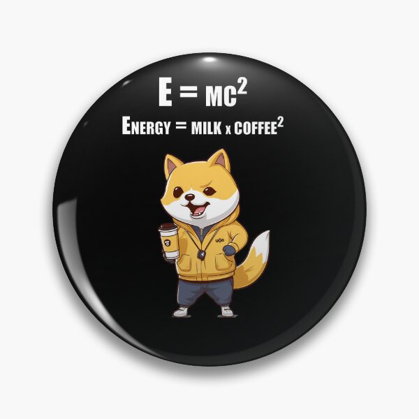 Item preview, Shiba's Coffee Theory: E = mc^2 designed and sold by Shiba Inusson.