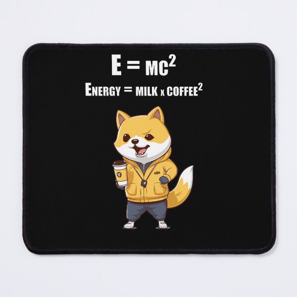 Item preview, Shiba's Coffee Theory: E = mc^2 designed and sold by Shiba Inusson.