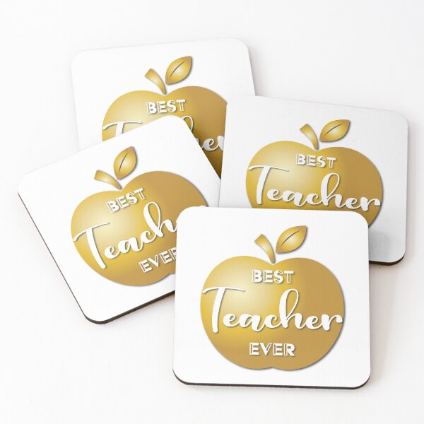 Item preview, Best Ever Teacher - Best Teacher Ever - Golden Apple designed and sold by Vision-Tees.
