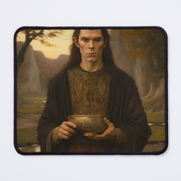 Item preview, Elven Lord in Regal Pose - Inspired by Epic Fantasy Sagas designed and sold by nightfallcanvas.