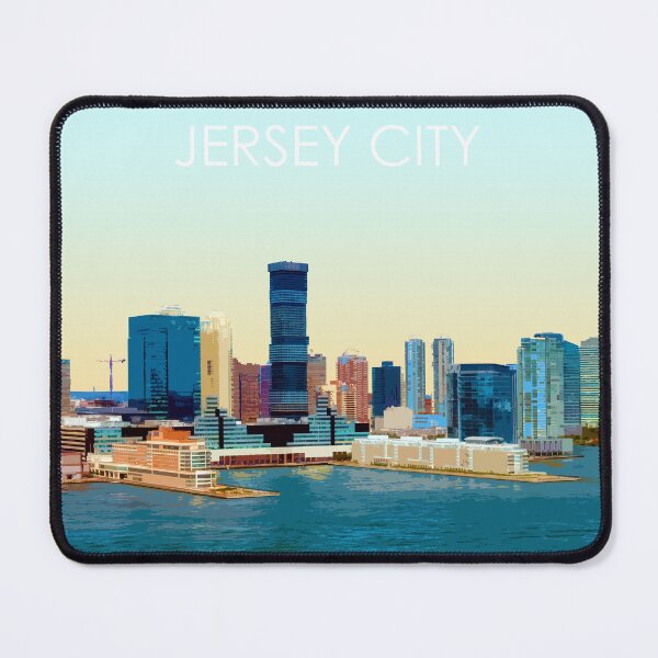 Item preview, Jersey City, New Jersey, USA, Print designed and sold by summattodraw.