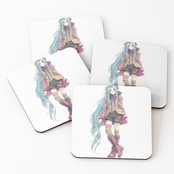 Item preview,  Mysterious anime girl. A cute girls with long hair. Sticker mysterious  designed and sold by Anastasiia Yurevych.