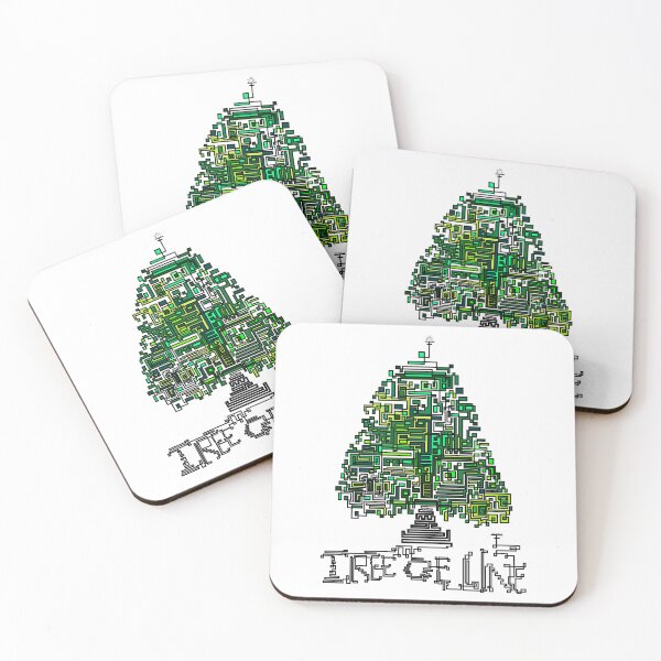 Item preview, Green Tree Of Line  designed and sold by 300Spikes.