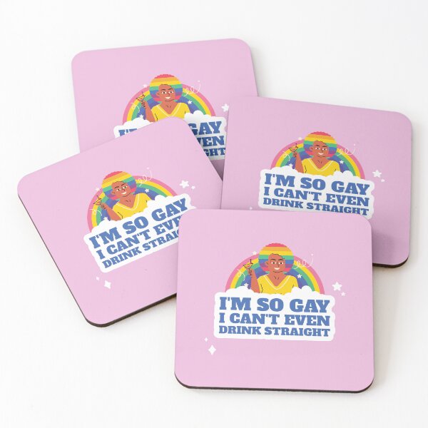 Item preview, I'm So Gay, I Can't Even Drink Straight Funny designed and sold by Harmonick-Tees.