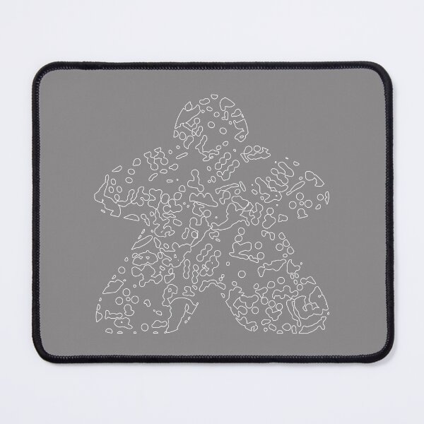 Artikelvorschau, Meeple of Dice – Abstrakte Würfel in weißem Umriss (Tabletop / Brettspiel / RPG D6) entworfen und verkauft von Soludum Dice & Meeple Merch.