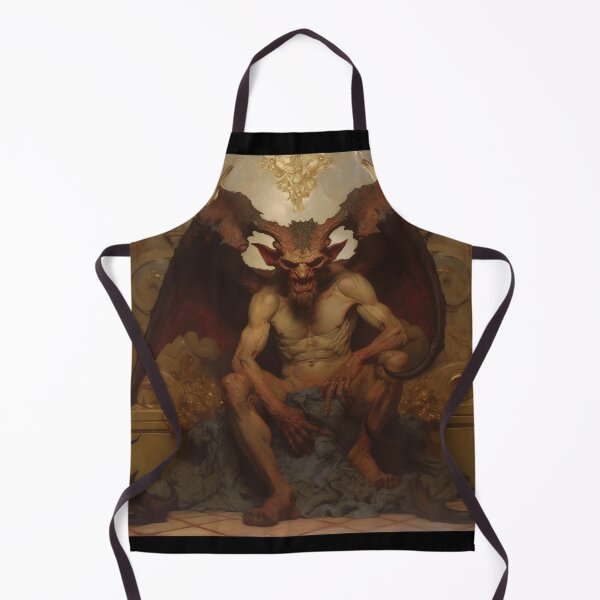 Item preview, Crimson Winged Guardian - Gargoyle-Inspired Dark Fantasy Art designed and sold by nightfallcanvas.