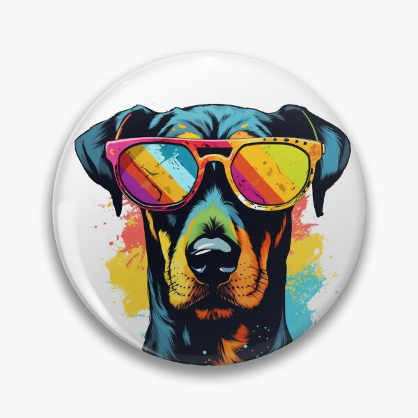 Artikelvorschau, Dobermann mit Durchblick entworfen und verkauft von MrSherlock.