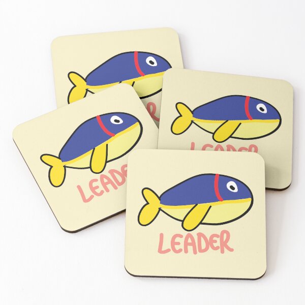 Item preview, Leader cute kawaii boss fish quote designed and sold by fluffyfamcraft.