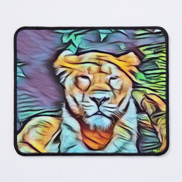 Item preview, Lazy Lioness In Glow designed and sold by Fearless-Fox.