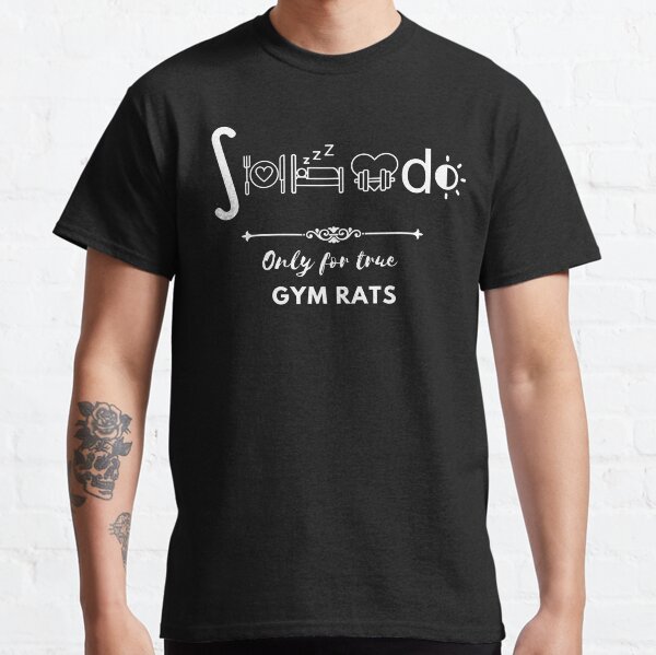 Camiseta blusa gym rat ratinha de academia treino fofo