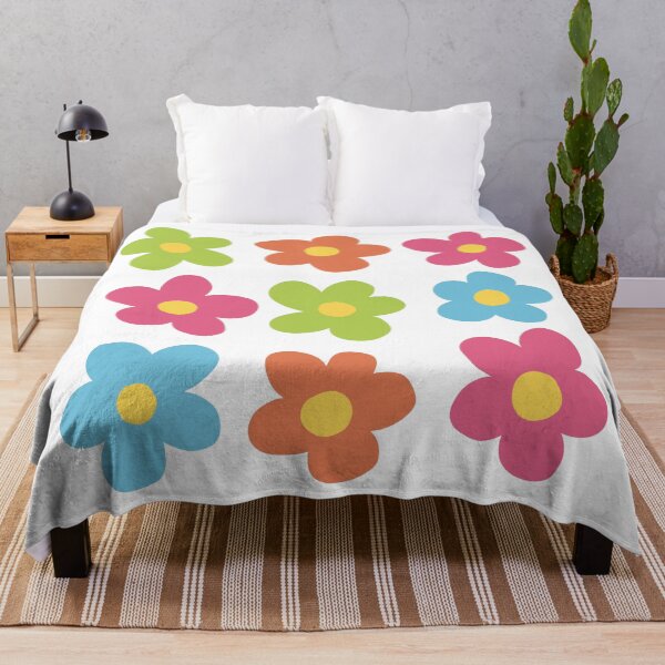 Item preview, Rainbow Simple Colourful Daisies designed and sold by art-by-enc.