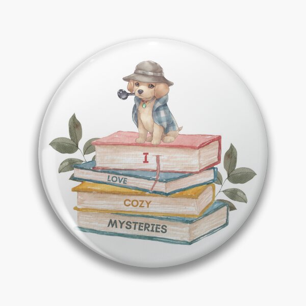 Item preview, Cozy Mysteries Pup - "I love cozy mysteries" designed and sold by CMReadsandReads.