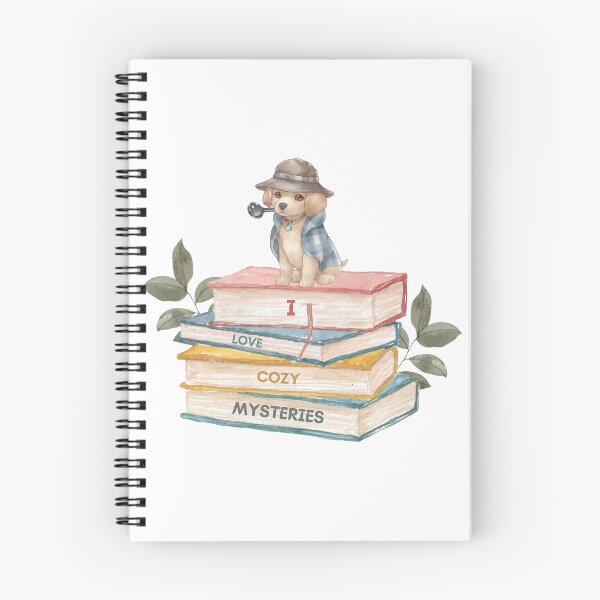 Item preview, Cozy Mysteries Pup - "I love cozy mysteries" designed and sold by CMReadsandReads.