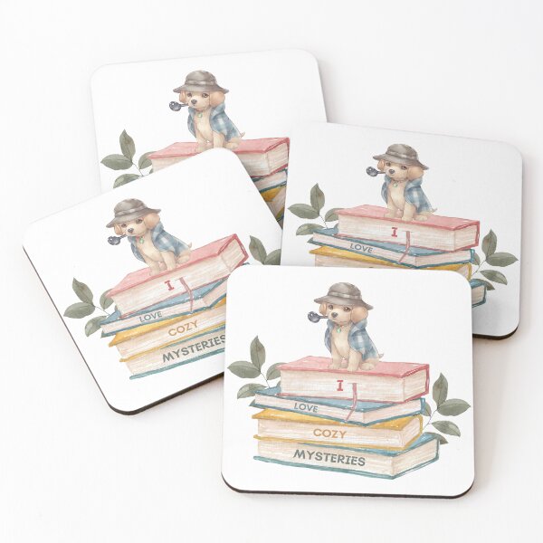 Item preview, Cozy Mysteries Pup - "I love cozy mysteries" designed and sold by CMReadsandReads.