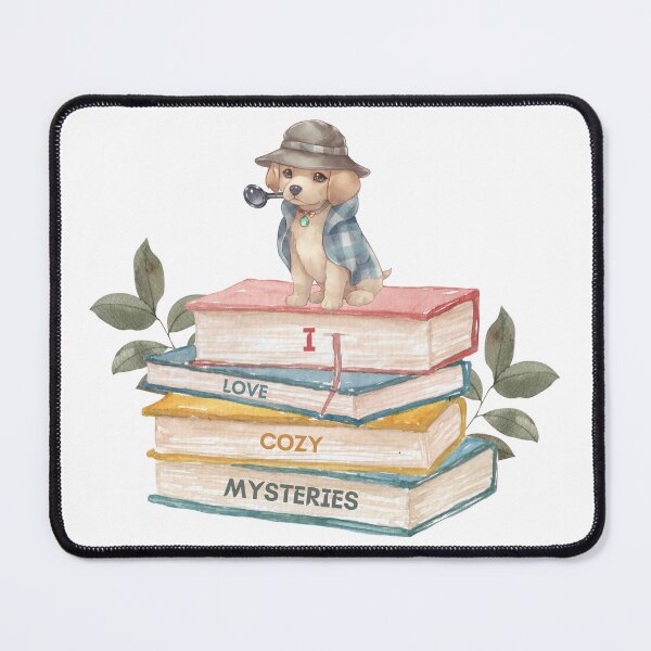 Item preview, Cozy Mysteries Pup - "I love cozy mysteries" designed and sold by CMReadsandReads.