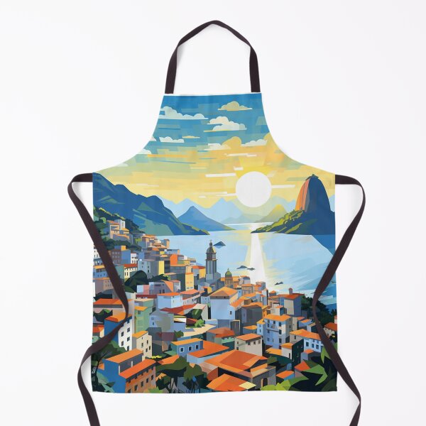 Item preview, A Pop Art Travel Print of Rio de Janeiro - Brazil designed and sold by StudioRedKoala.