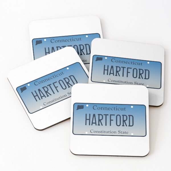 Item preview, Hartford Connecticut License Plate designed and sold by stuch.