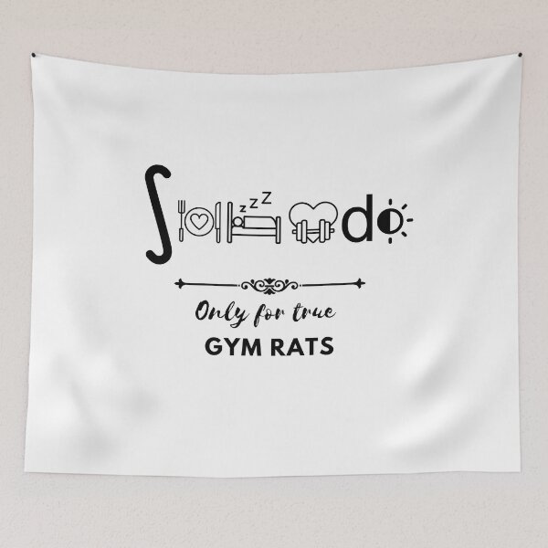 Item preview, Comprehensive Gym Rat BW designed and sold by Helizain.