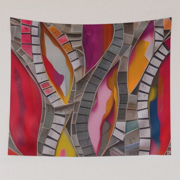 Item preview, Flowing Abstract Mosaic  designed and sold by Dana Roper.