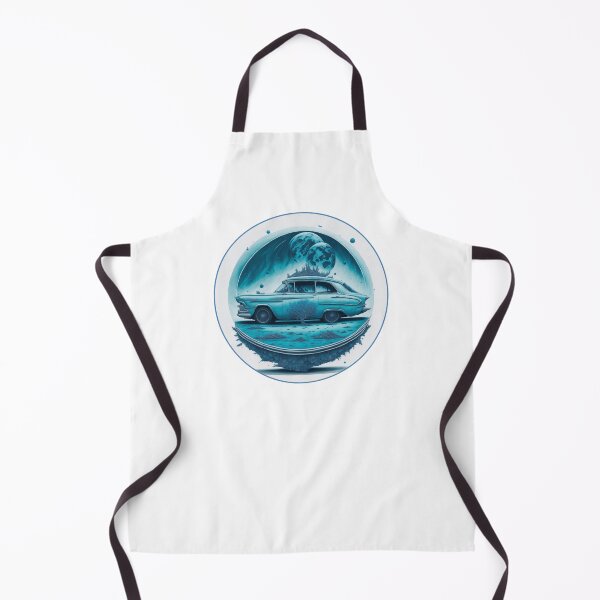 Item preview, Blue cosmic car in circle designed and sold by ArtiDann.