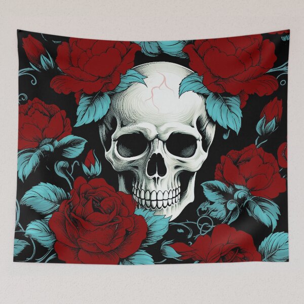 Item preview, Skull Roses Art Design designed and sold by ecervantez.