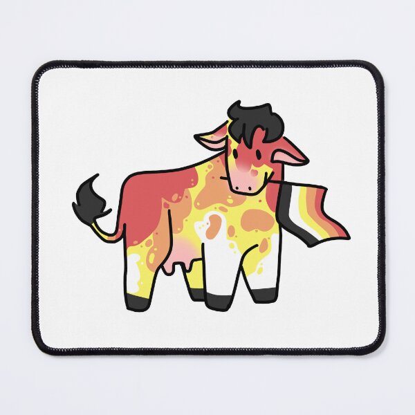 Item preview, Lithromantic Pride Cow designed and sold by HelLoveHelena.