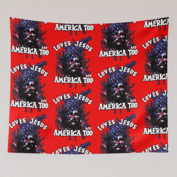 Artikelvorschau,  Liebt auch Jesus und Amerika entworfen und verkauft von MironEX.