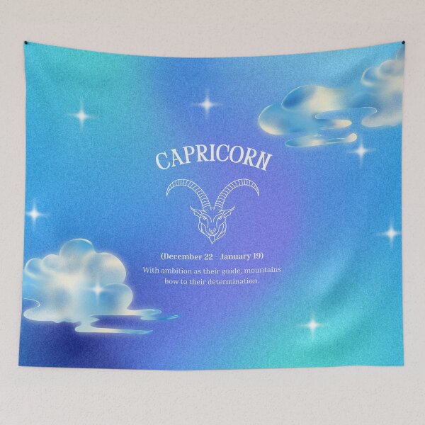 Item preview, Capricorn Zodiac Starsign Gradient designed and sold by TeesStorefront.
