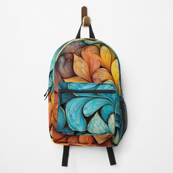 Item preview, Vibrant art piece of mystical earthly colors. designed and sold by Devilscrib Design.