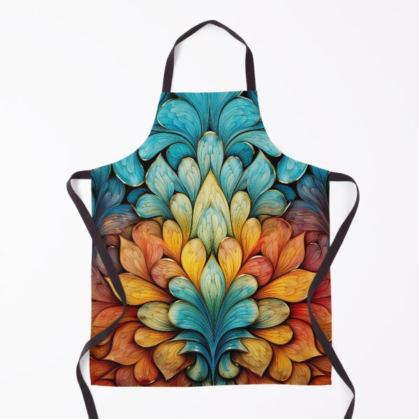 Item preview, Vibrant art piece of mystical earthly colors. designed and sold by Devilscrib Design.