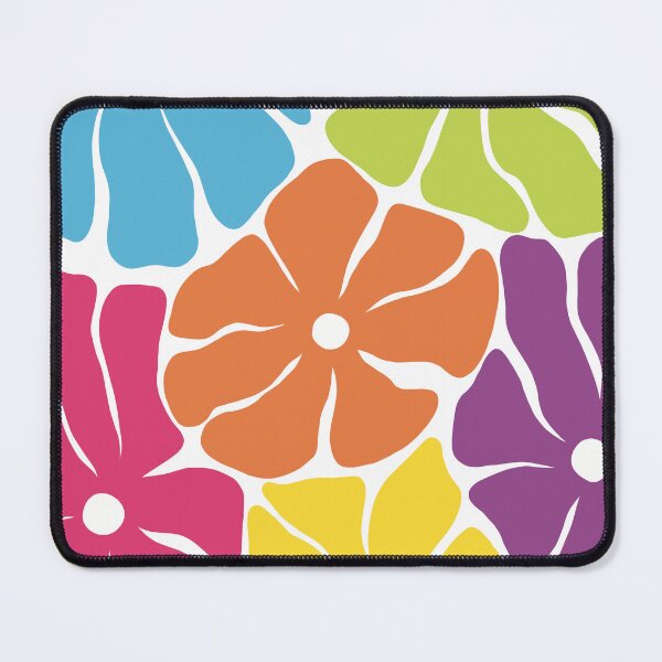 Item preview, Funky Wobbly Abstract Colourful Flowers designed and sold by art-by-enc.